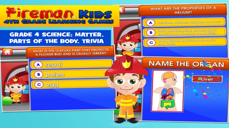 Fireman Kids 4th Grade Games screenshot-3