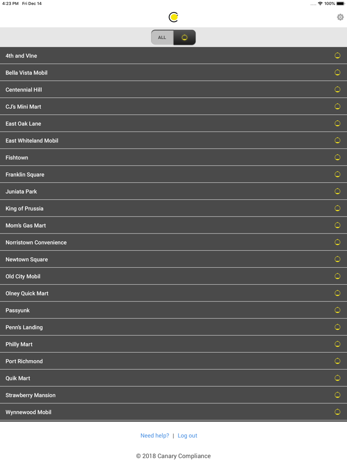 Canary Remote Inventory