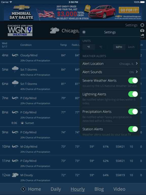 WGN-TV Chicago Weather screenshot 4