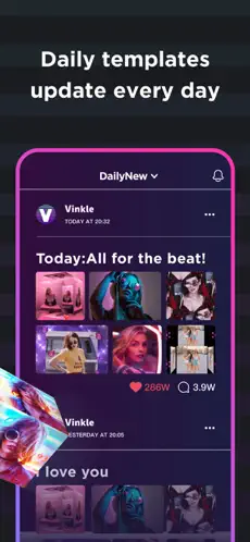 Screenshot 4 Vinkle - Music Video Maker iphone