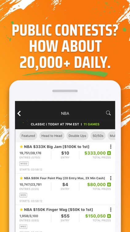 DraftKings Fantasy Sports screenshot-3