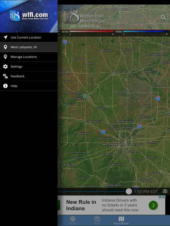 WLFI 18 Weather Radar App Price Drops