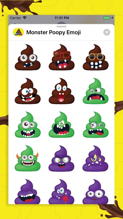 Monster Poopy Emoji screenshot-4