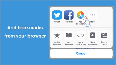 BOOKMARK THUMBNAILS & FOLDERS 1.2.7 IOS ỨNG DỤNG BOOKMARK THUMBNAILS & FOLDERS 1.2.7 IOS