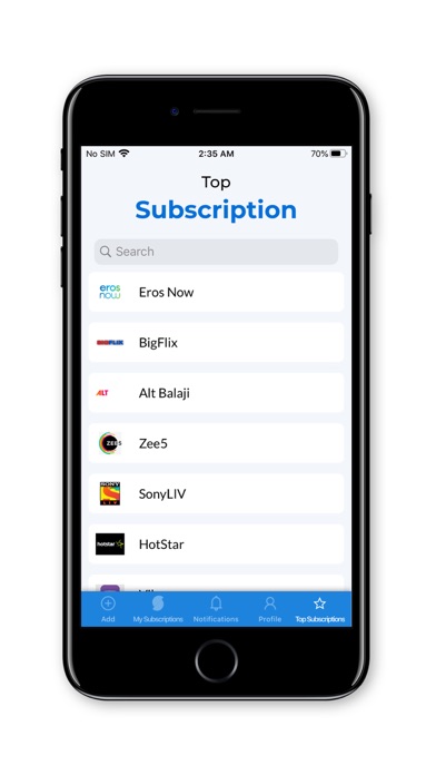 SMApp-Subscription Monitor App screenshot 3