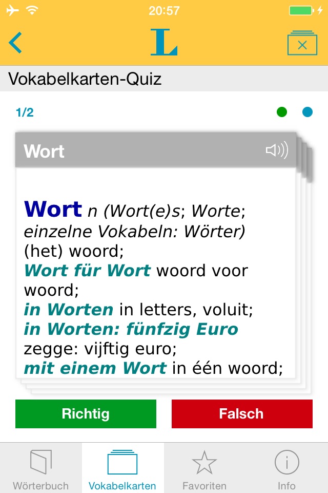 Niederländisch DE Wörterbuch screenshot 3