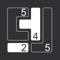 'Light and Shadow' is a binary determination puzzle in which the cells in a grid are split into shaded and unshaded cells