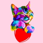 Animated CAT HEADS Stickers - CatsEmoji