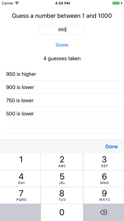 The Guessing Game - Numbers