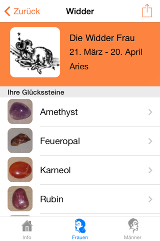 Partnerhoroskop App screenshot 3