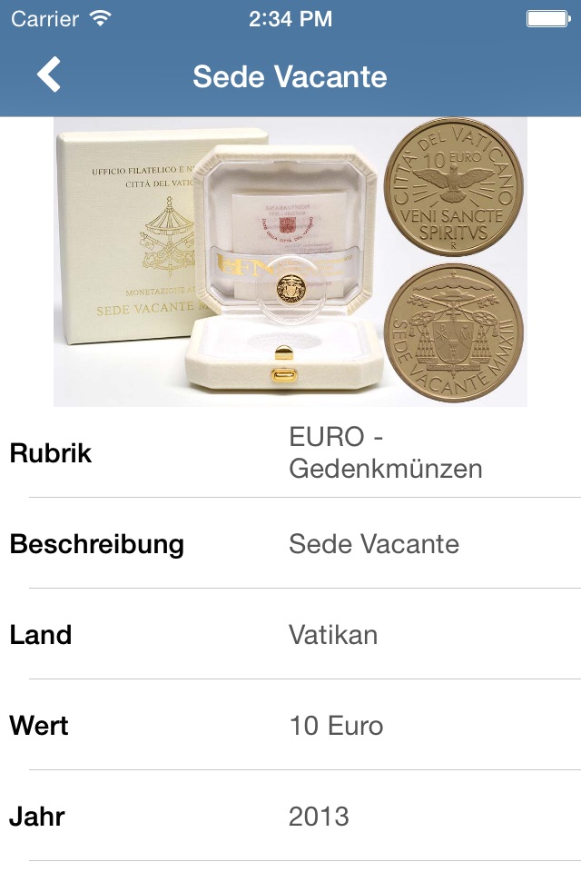 Numisbase Euro Münzen Katalog screenshot 3
