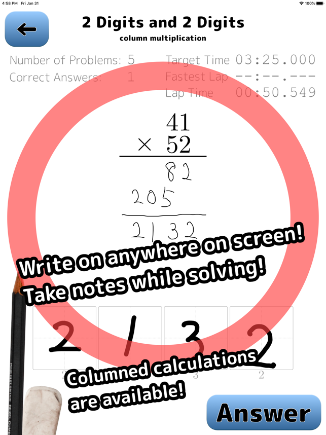 Math Training Mr. One Digit