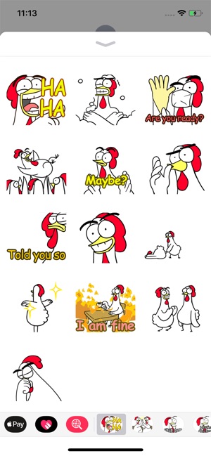 Chicken Bro 20 Sticker Pack(圖3)-速報App