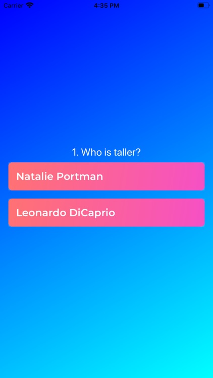 Taller Celebrity Quiz screenshot-0