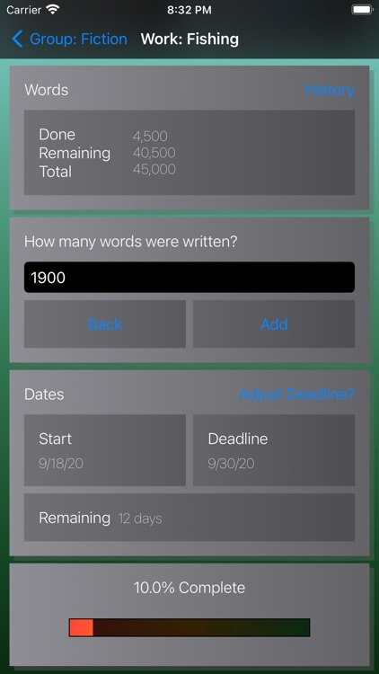 ForWord: Word Count Tracker screenshot-3