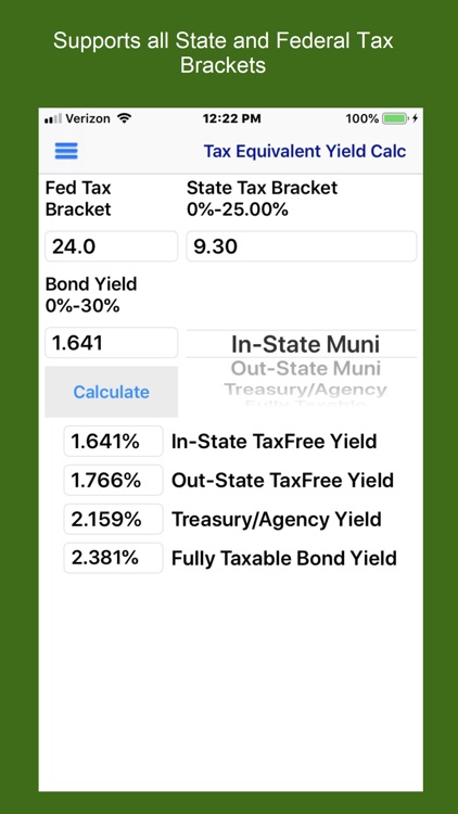 Tax Equivalent Yield Calc screenshot-5