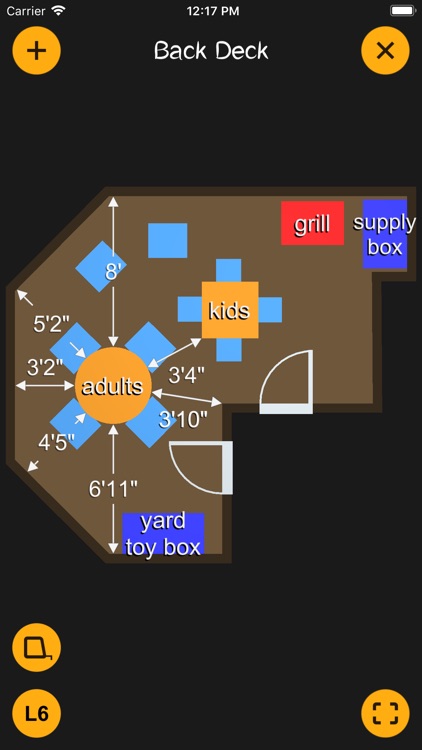 K.I.S.S. Room Layout screenshot-3