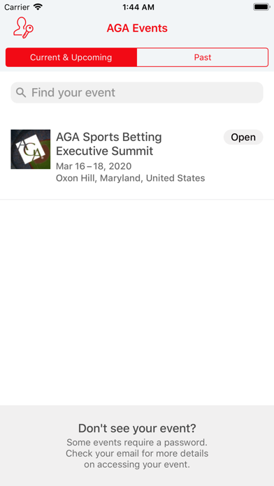 How to cancel & delete AGA Events from iphone & ipad 2