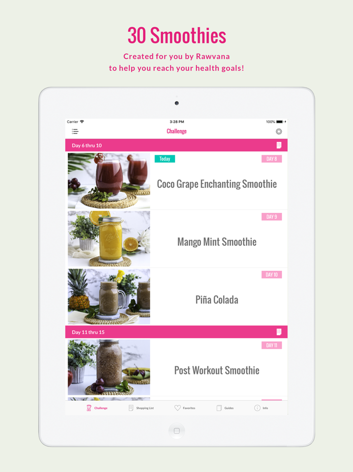 Yovanas Smoothie Challenge