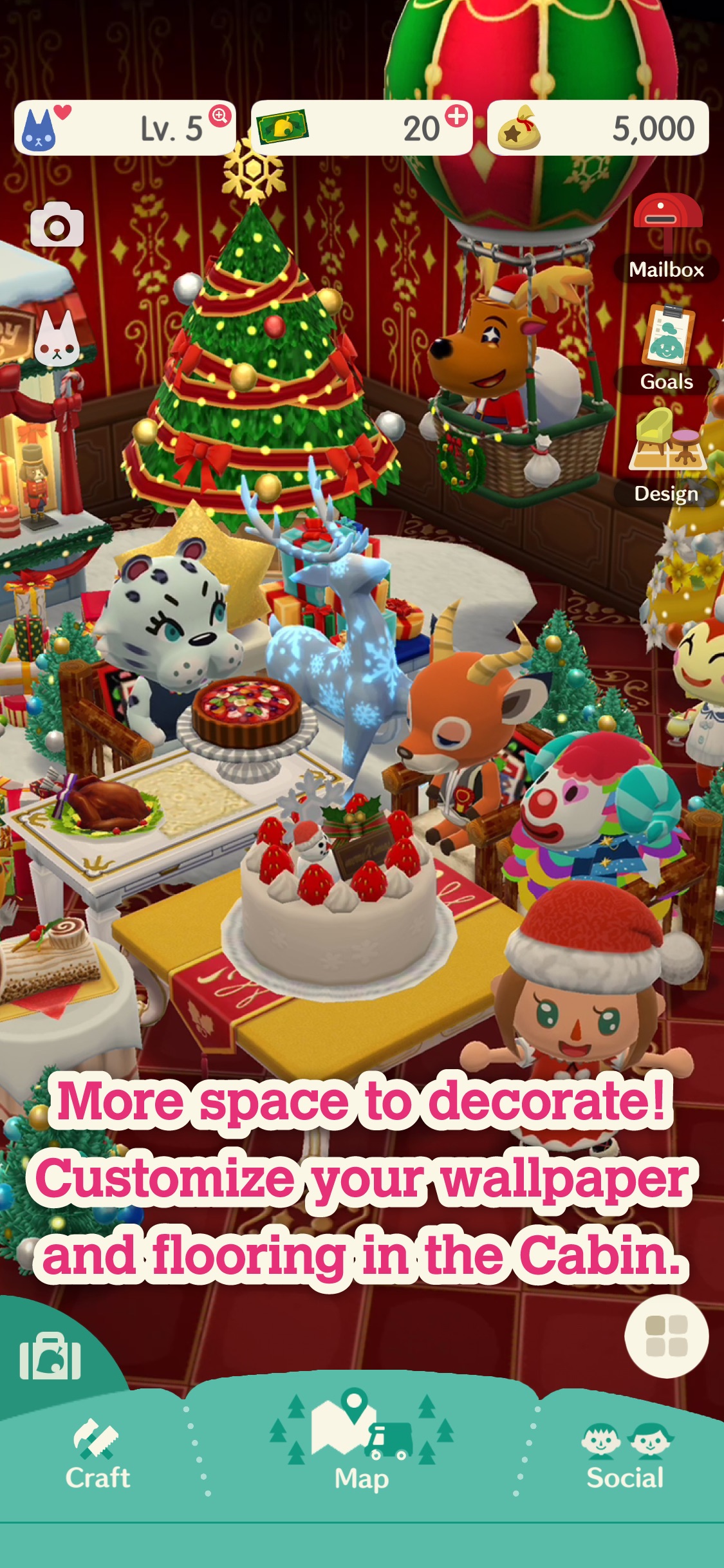 Screenshot do app Animal Crossing: Pocket Camp