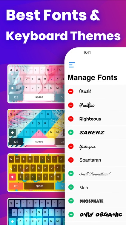 Fonts App Keyboard & Themes