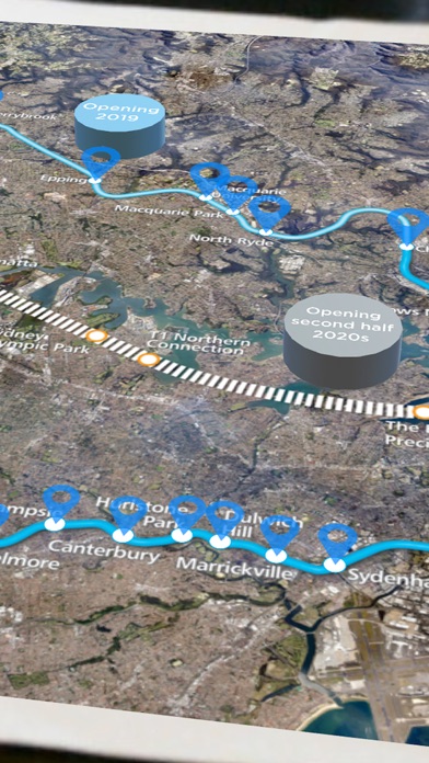 Sydney Metro augmented reality screenshot 3