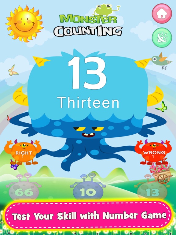 Monster Math Counting App Kids screenshot 3