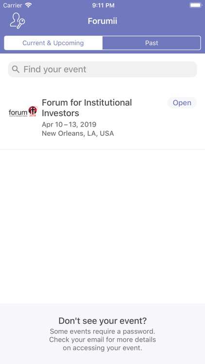 Institutional Investor Forum