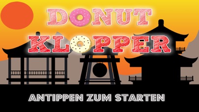 How to cancel & delete Donut Klopper - Zerteile die Donuts wie ein Ninja from iphone & ipad 1