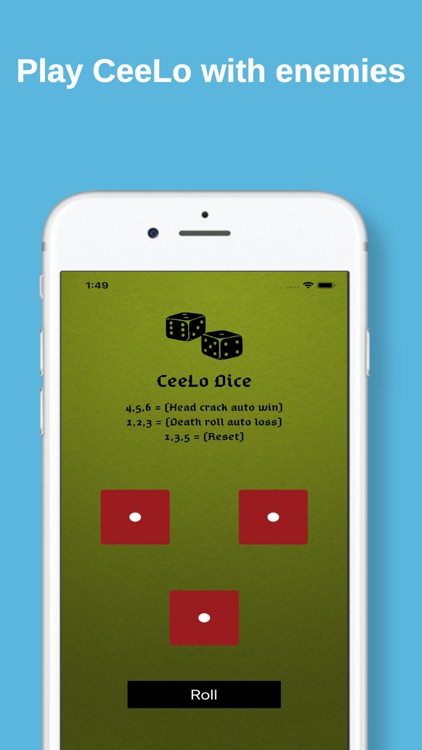 CeeLo Dice Roller screenshot-3