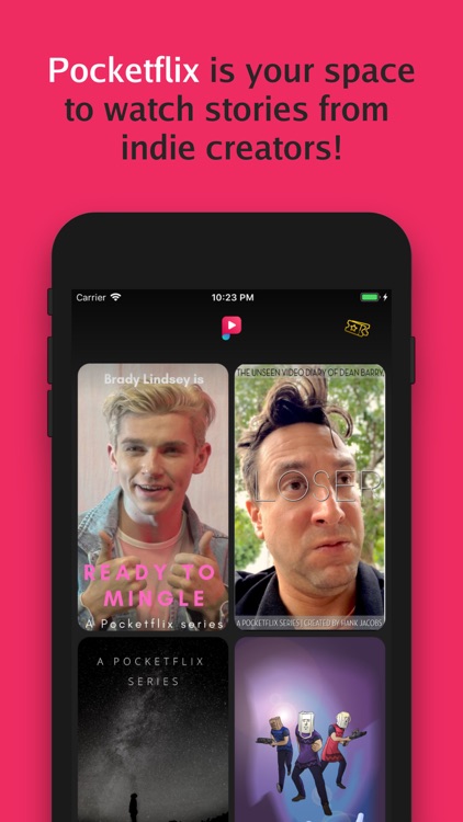 Pocketflix - Vertical Shows