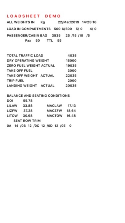 CRJ Weight and balance screenshot-4