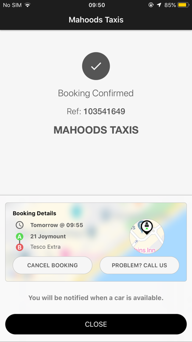 Mahoods Taxis screenshot 4