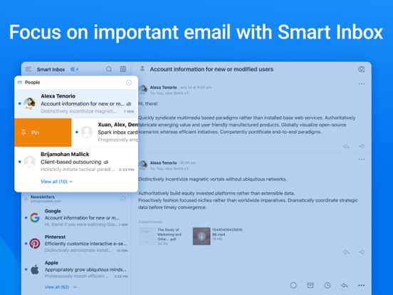 Spark - Like your email again screenshot