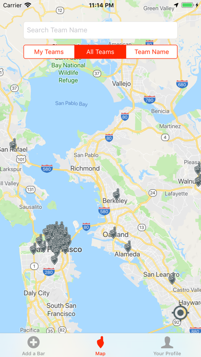 Team Bar Finder screenshot 2