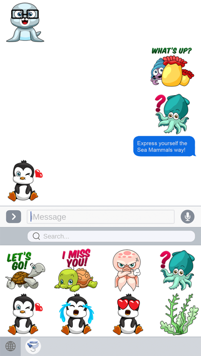 How to cancel & delete Seamoji - Sea Animal Emojis from iphone & ipad 3