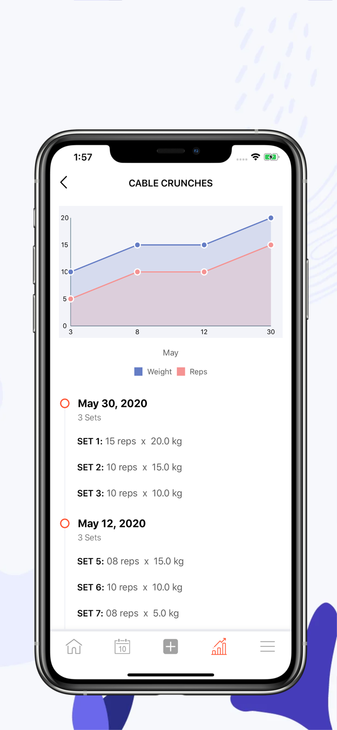 Gym Diary Workout Tracker Log