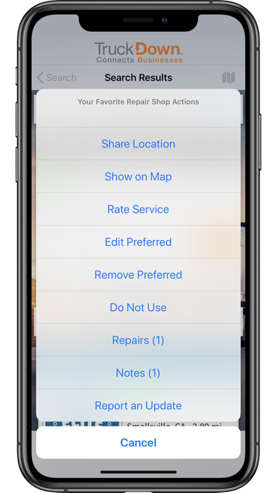 How to cancel & delete TruckDown Search from iphone & ipad 4