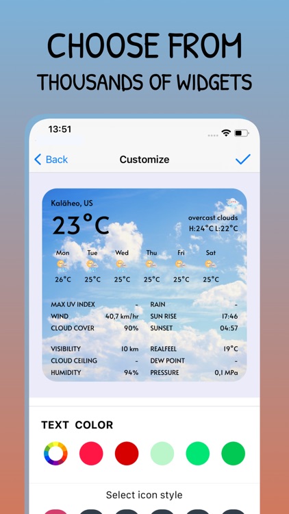 CuteWeather: weather widget screenshot-2
