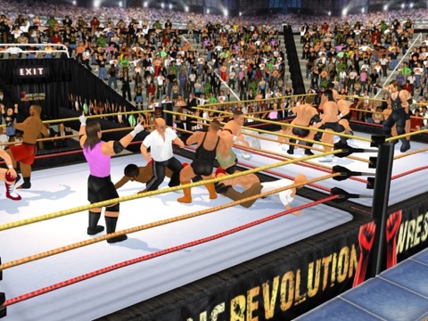 Скриншот из Wrestling Revolution 3D