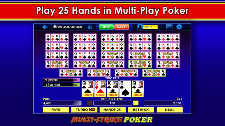 Multi-Strike Video Poker screenshot-7