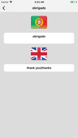 Game screenshot Portuguese/English Dictionary apk
