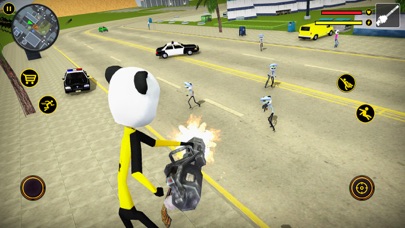 Stick Panda hero Stickman Game screenshot 2