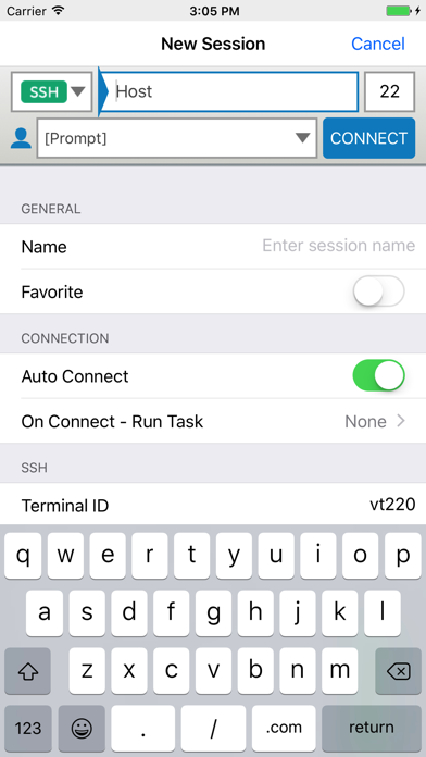 How to cancel & delete Reflection for UNIX SSH Client from iphone & ipad 4