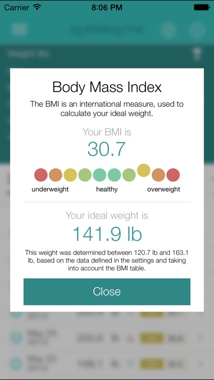 Weight Tracker QuickLog.me screenshot-4