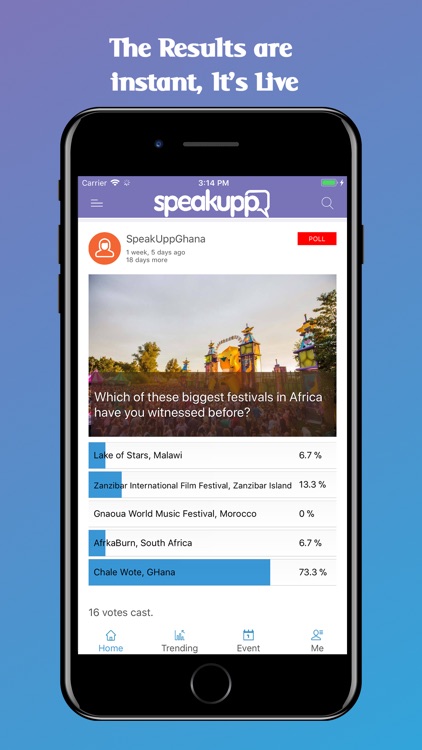 SpeakUpp - Rate and Vote