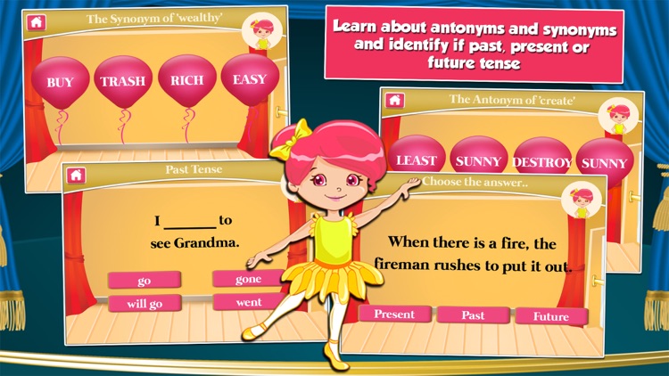 Ballerina Kids 2nd Grade Games screenshot-4