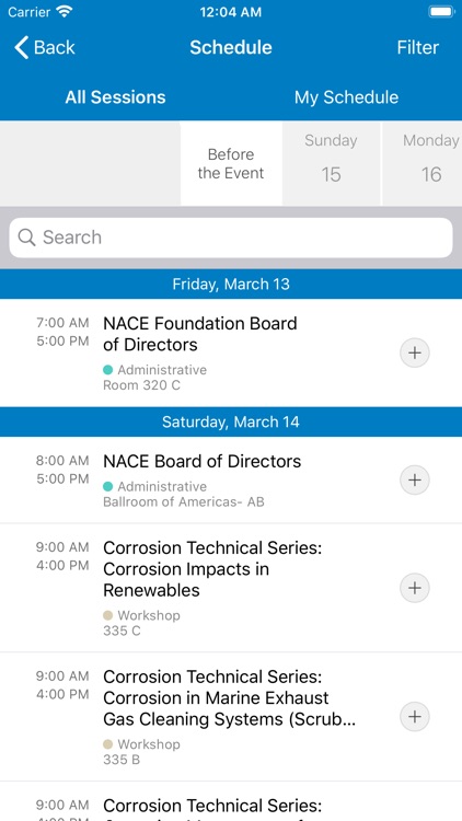 NACE International Conferences screenshot-3