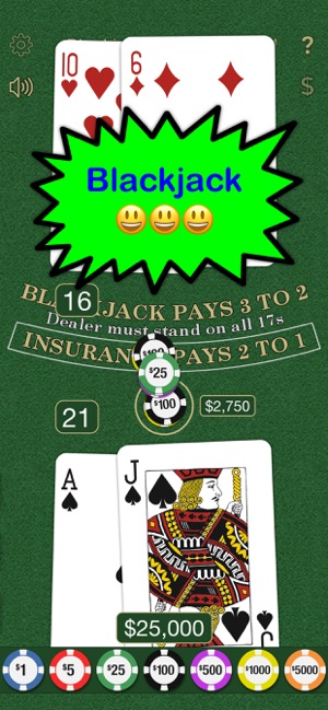 Blackjack - Casino real!