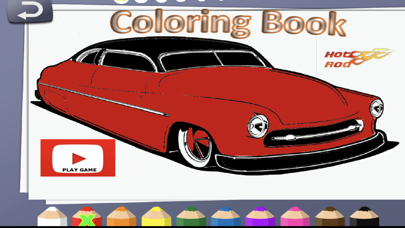 Screenshot #1 pour Cars Coloring Book Hot Rod
